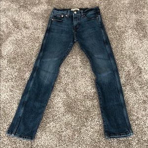 GAP like new, distressed denim.